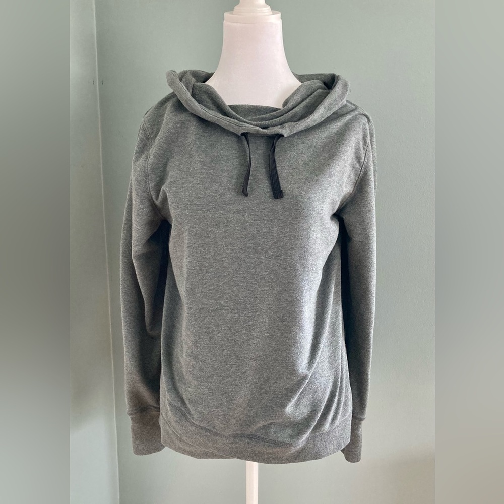 Old Navy Active gray cowl neck hooded sweatshirt